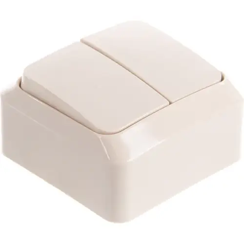 Выключатель Этюд ВА-10-006  2кл крем