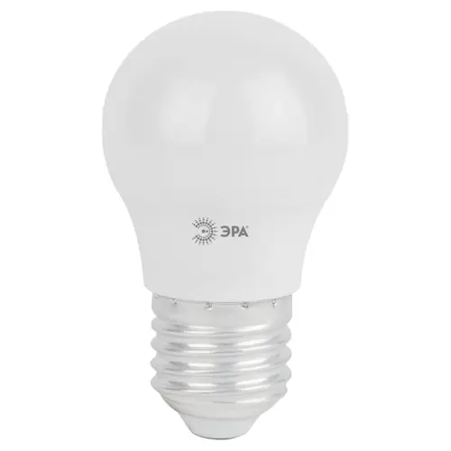 Лампа ЭРА LED STD Р45-9W-860-E27 шар холодный дневной
