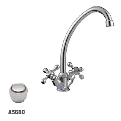 Смеситель для кухни двухрычажный Accoona A5680