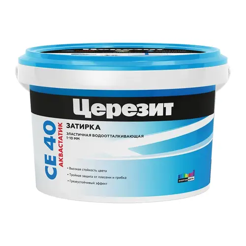 Затирка "Церезит" CE40 Белая 2кг 104112
