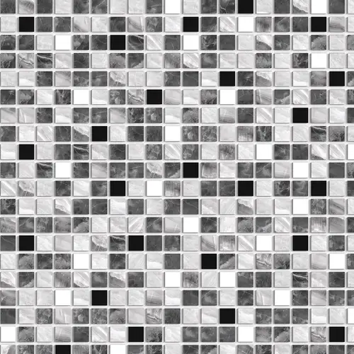 Панель листовая Мрамор чёрно-белый 0,954х0,478м Регул