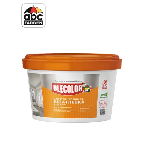 Шпатлевка "Ole Color Акрил д/стен и пот. 9,0 Фарбен
